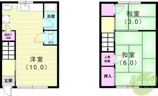 第3富士荘【1階】の間取り
