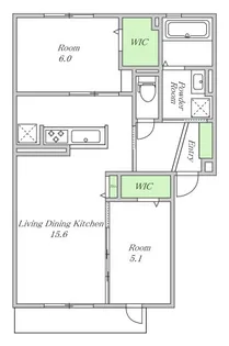 Lunaria【3階】の間取り