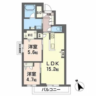 La Maison Calme【3階】の間取り