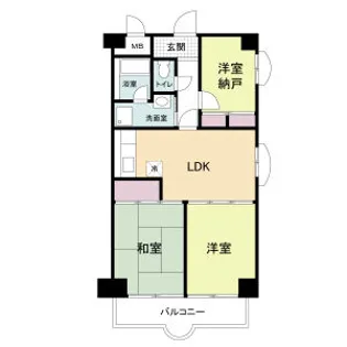 都島北通りマンション【4階】の間取り