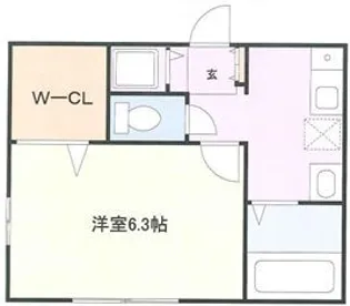 シャルム【1階】の間取り
