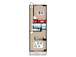 アンソレイエ・ヒロ【2階】の間取り