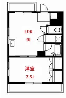 マツイチサンパレス第6【4階】の間取り