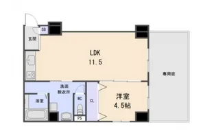 リノステイ京都沓掛【1階】の間取り