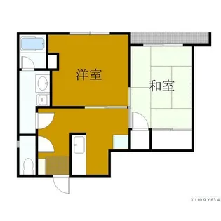クレールメゾン北野【5階】の間取り