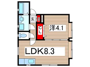 エムティ館【1階】の間取り