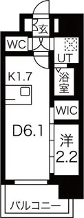 メイクスWアート上前津V【14階】の間取り