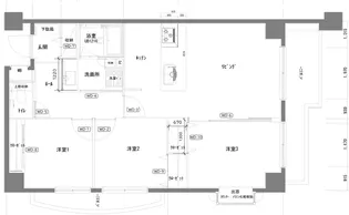 グランシャリオ洗足【5階】の間取り