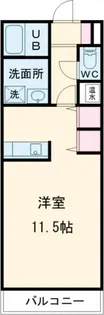 メゾンクリナム多良木【1階】の間取り