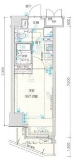 ヴェルト西大島グラーセ【9階】の間取り