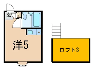 エコー上石神井【2階】の間取り