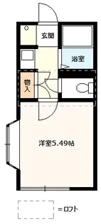 ハイムコスモス【1階】の間取り