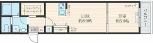 フォセット東日暮里【5階】の間取り