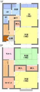 メゾネットIIIの間取り