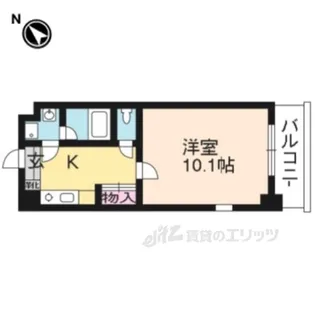 エンゼルプラザ瀬田駅前【4階】の間取り