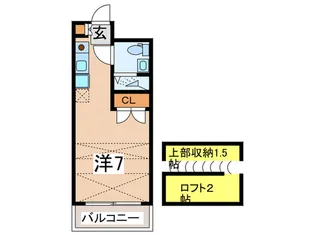 リバ-ハイツ天王町【1階】の間取り