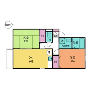グランシャリオ B棟【2階】の間取り