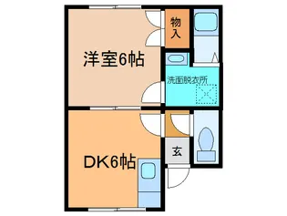 パールハイツ【1階】の間取り