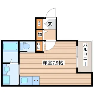 ガーデンパーク八本松A【2階】の間取り