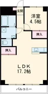 シェモワ前橋【7階】の間取り