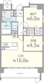 Alice Garden Esaka【1階】の間取り