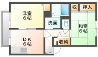 サン・クレメンテ B【2階】の間取り
