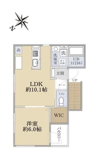 SOLIS Residence【1階】の間取り