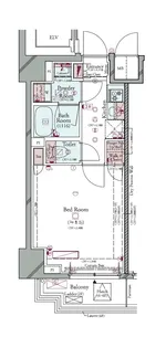 コンシェリア町屋【3階】の間取り