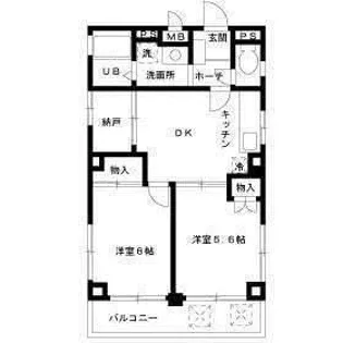 ANDO BILD【5階】の間取り
