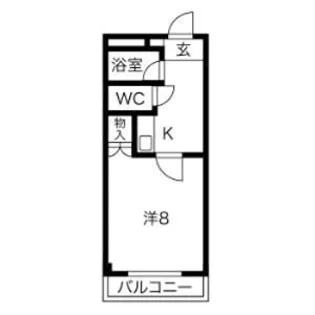 オリオンハイツ【3階】の間取り