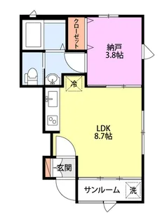 グランメゾン近江【1階】の間取り