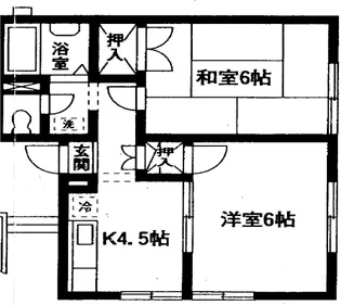 メゾンクレール【2階】の間取り