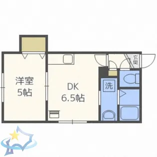 ボーレ中島公園【2階】の間取り