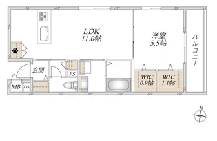Rubeus Omiya【2階】の間取り