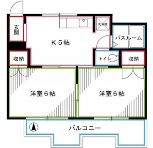 メゾン恋ヶ窪【2階】の間取り