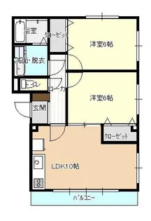 ネオファミール【1階】の間取り