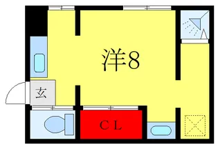 日暮里中央ハウス【1階】の間取り