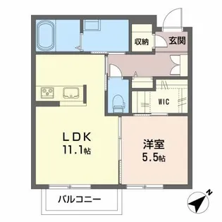 ビバリーコート【2階】の間取り