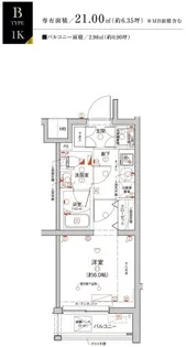 Le a横濱井土ケ谷弐番館【3階】の間取り