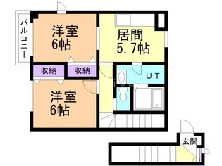 フォレスタ【2階】の間取り