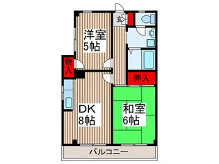 ファミ-ル菜穂II【1階】の間取り