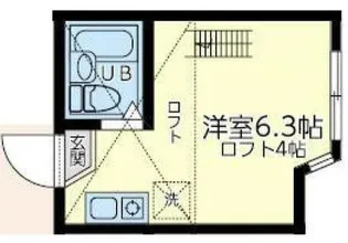 ユナイト塩浜ジョセフィンベーカー【2階】の間取り