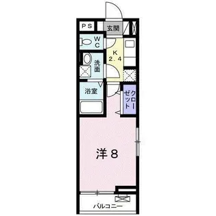 ラフレシール【2階】の間取り