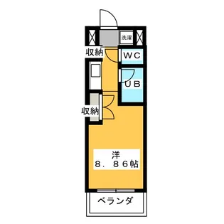 フィスム上小田井【1階】の間取り