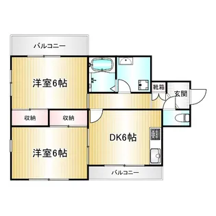 セイワフラッツ【1階】の間取り