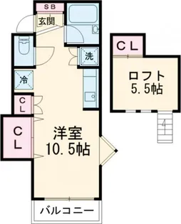 ワイズガーデン【2階】の間取り