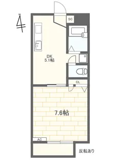 グランうらべ【3階】の間取り
