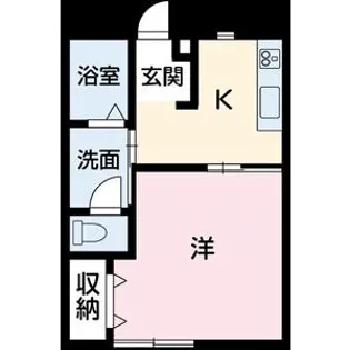 ソレジオ小宅【2階】の間取り