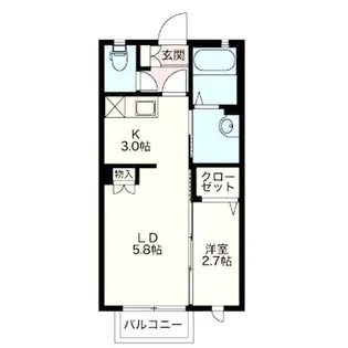 リバティホーム【2階】の間取り