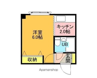 ファイブスタービル【3階】の間取り
